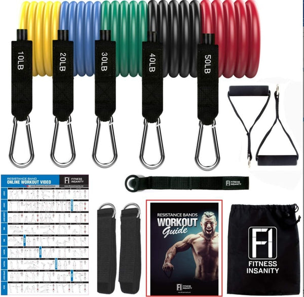 17-Piece Resistance Band Set